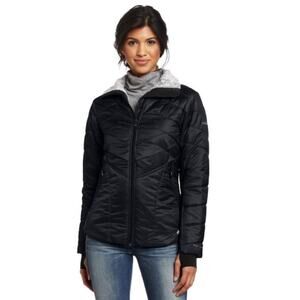 Columbia Women's Kaleidaslope II Ripstop Winter Puffer Jacket Black Small